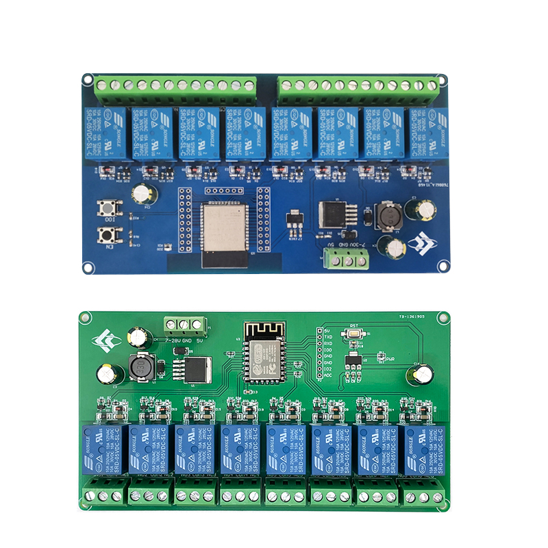 ESP8266 / ESP32 WIFI 8-kanaals - Relay 8 Channel Board recensie en prijs