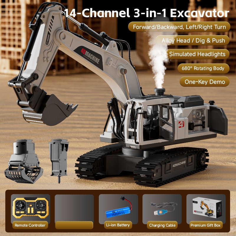 RC Alloy Graafmachine 14 Kanaa - Home Automation Tutorial recensie en prijs