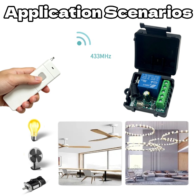 433Mhz DC 12V 6V-30V 1CH Unive - 433Mhz Receiver Module recensie en prijs